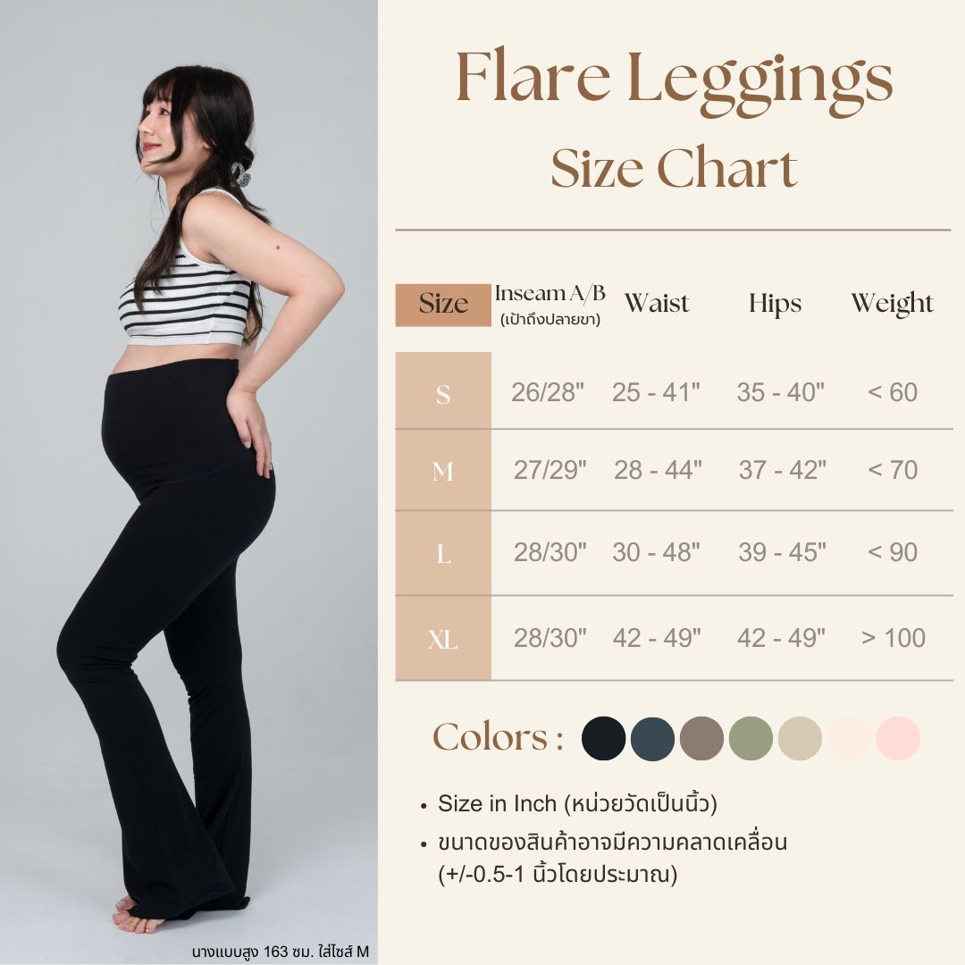 Flared Maternity leggings regular fit