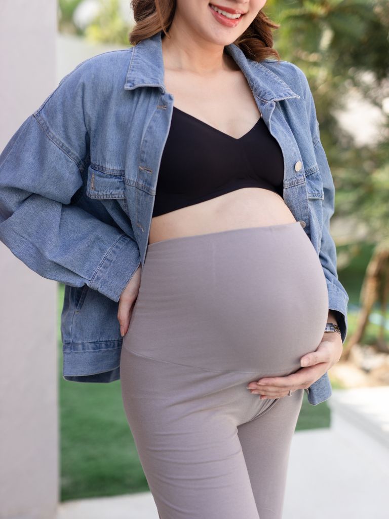 Flared Maternity leggings regular fit