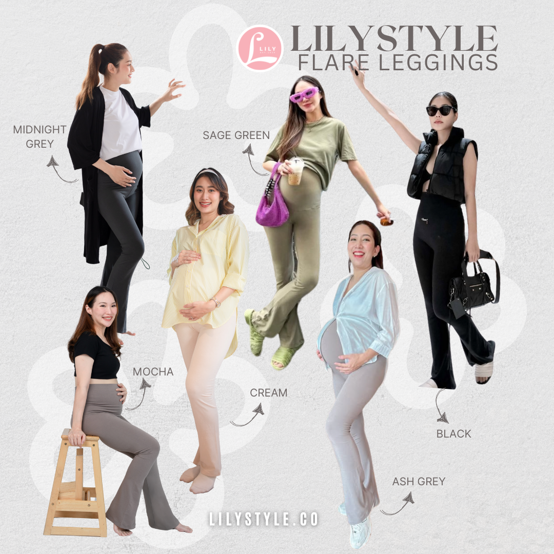 Flared Maternity leggings regular fit