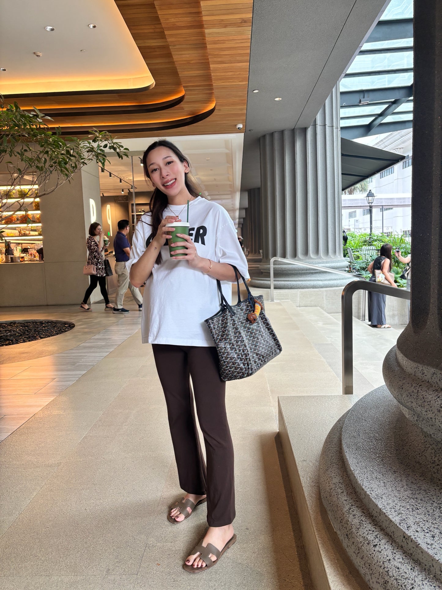 Flared Maternity leggings regular fit